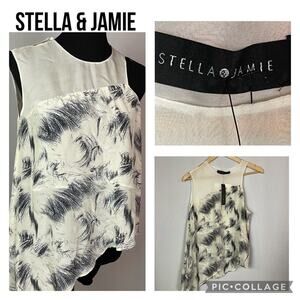 Stella & Jamie Asymmetrical Blouse Size L